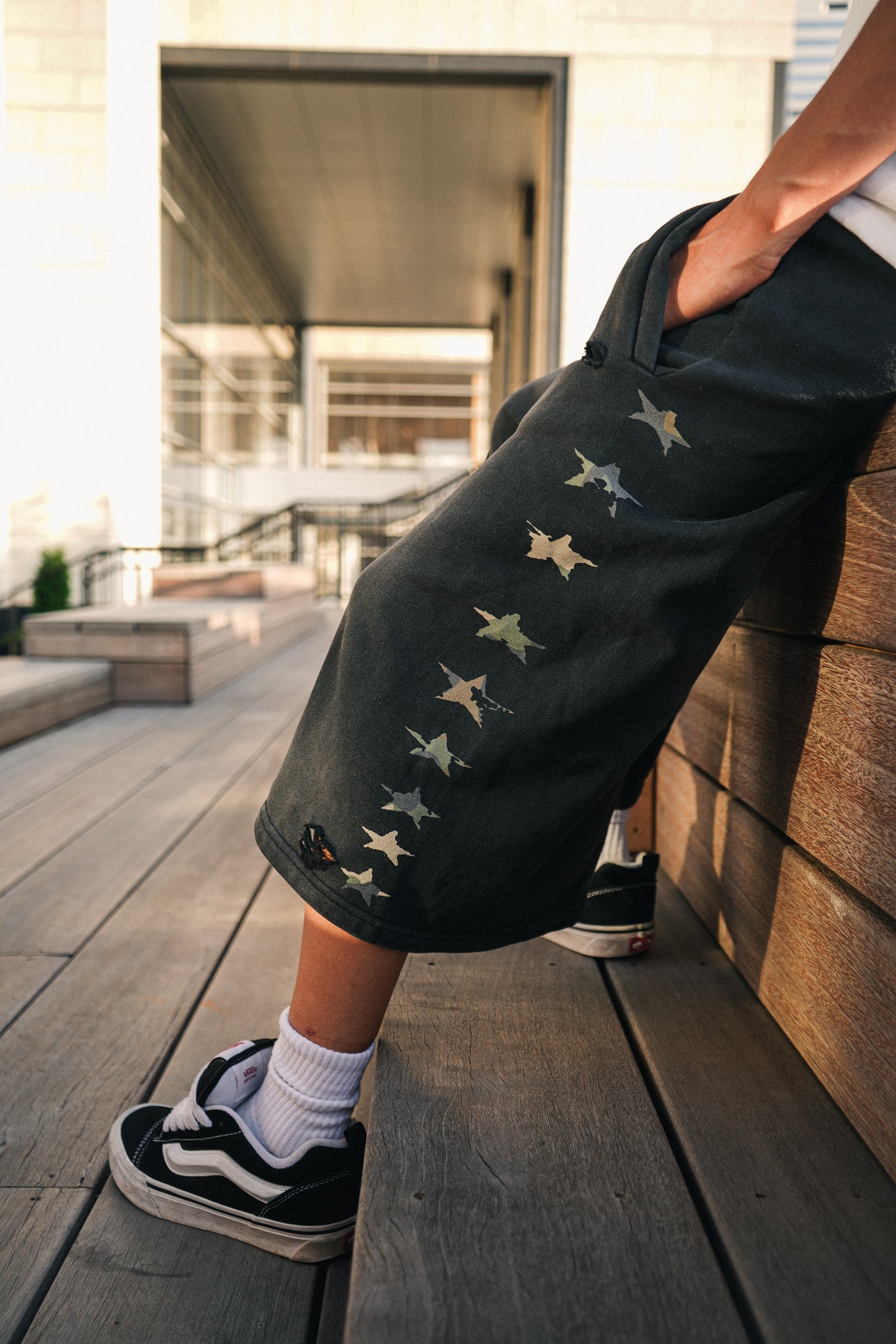 Faded Stars 3/4 Sweatshorts