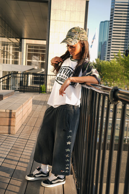 Faded Stars 3/4 Sweatshorts